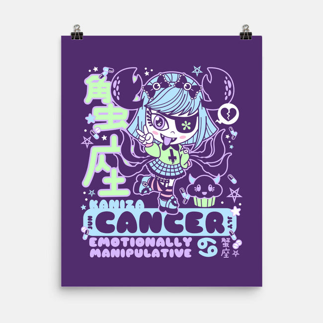 Kawaii Zodiac Cancer-None-Matte-Poster-Nemons