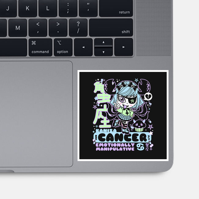 Kawaii Zodiac Cancer-None-Glossy-Sticker-Nemons