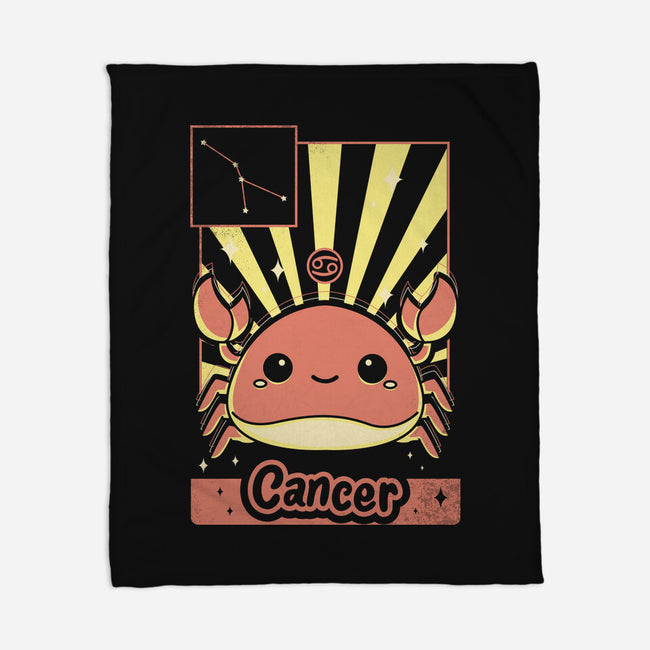 Crab Zodiac-None-Fleece-Blanket-Donnie