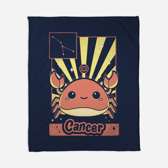 Crab Zodiac-None-Fleece-Blanket-Donnie