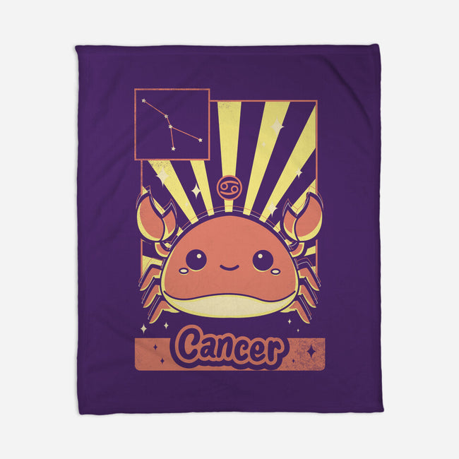 Crab Zodiac-None-Fleece-Blanket-Donnie