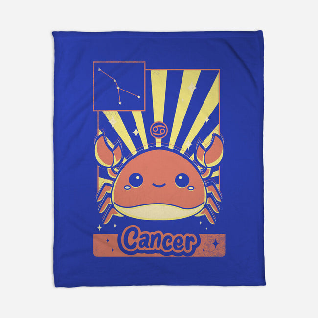 Crab Zodiac-None-Fleece-Blanket-Donnie