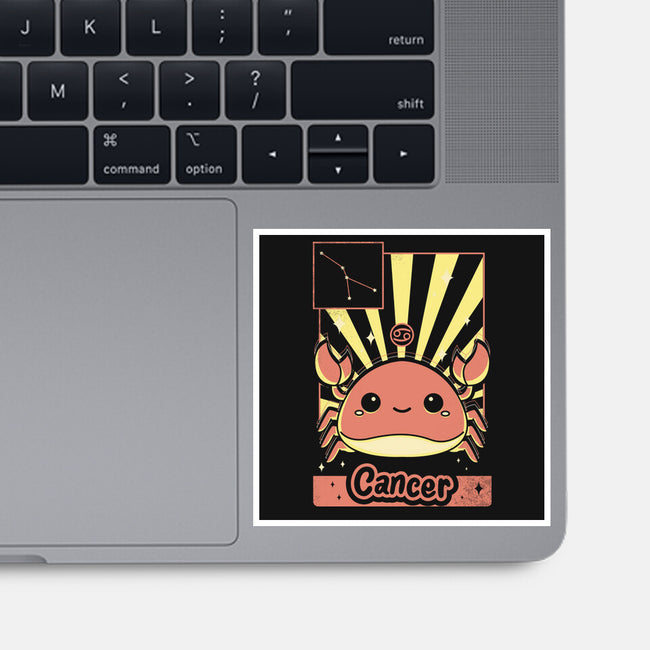 Crab Zodiac-None-Glossy-Sticker-Donnie