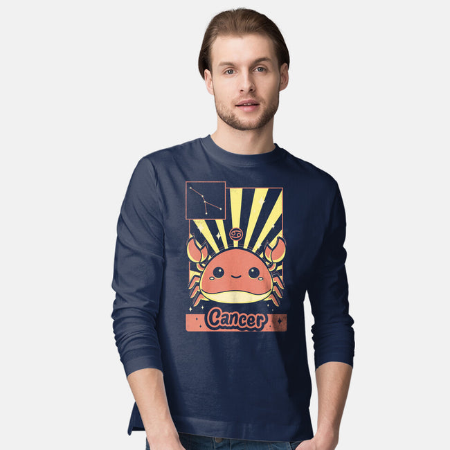 Crab Zodiac-Mens-Long Sleeved-Tee-Donnie