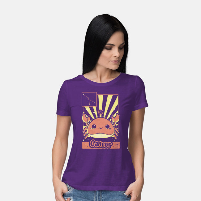 Crab Zodiac-Womens-Basic-Tee-Donnie