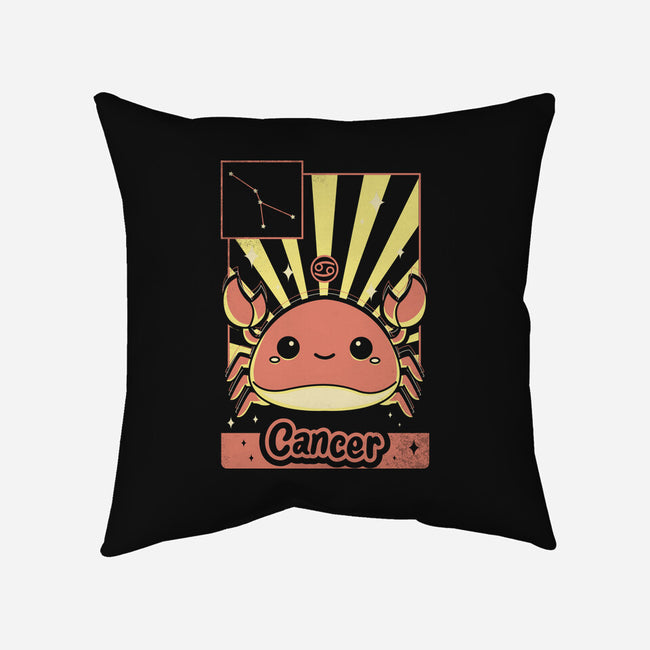 Crab Zodiac-None-Removable Cover w Insert-Throw Pillow-Donnie