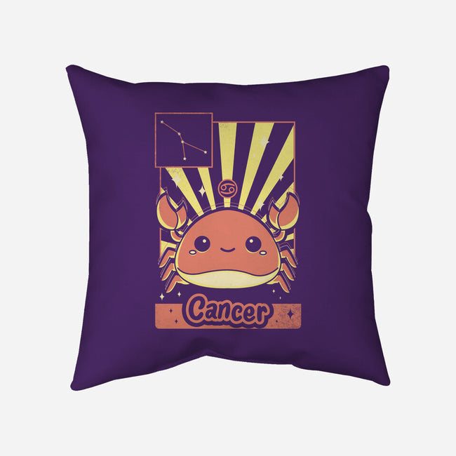 Crab Zodiac-None-Removable Cover w Insert-Throw Pillow-Donnie