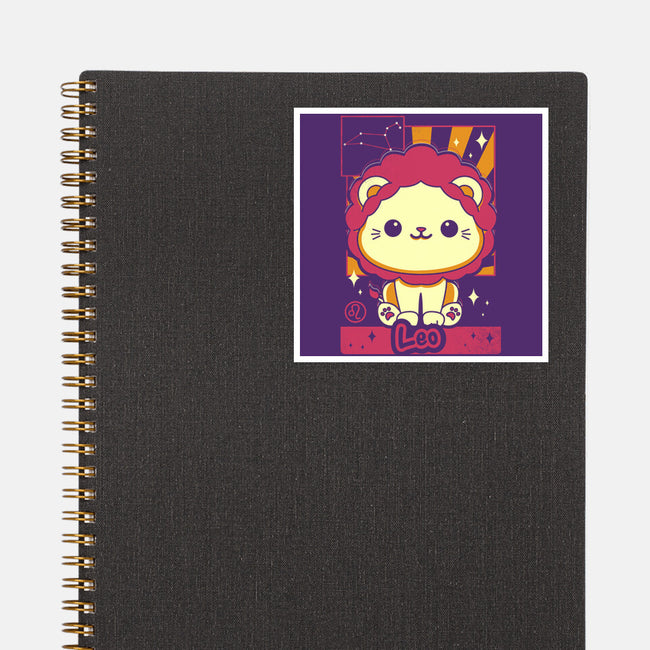 Lion Zodiac-None-Glossy-Sticker-Donnie