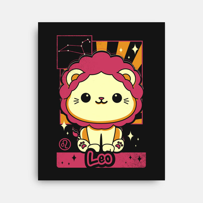 Lion Zodiac-None-Stretched-Canvas-Donnie