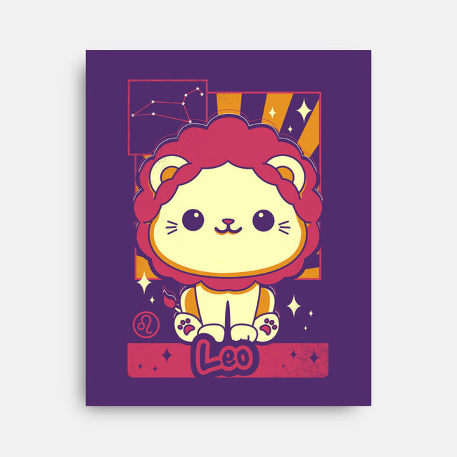 Lion Zodiac-None-Stretched-Canvas-Donnie