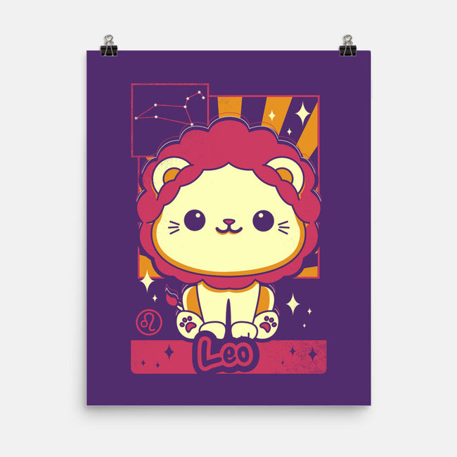 Lion Zodiac-None-Matte-Poster-Donnie