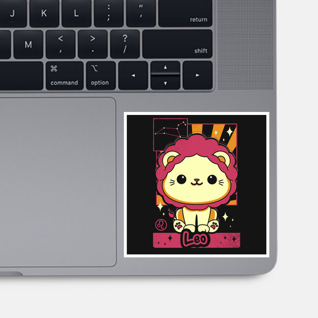 Lion Zodiac-None-Glossy-Sticker-Donnie