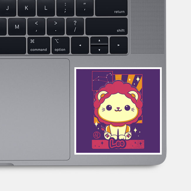 Lion Zodiac-None-Glossy-Sticker-Donnie