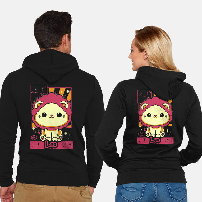 Lion Zodiac-Unisex-Zip-Up-Sweatshirt-Donnie
