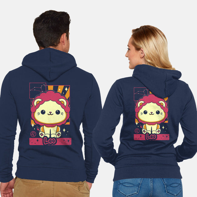 Lion Zodiac-Unisex-Zip-Up-Sweatshirt-Donnie
