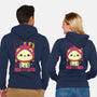 Lion Zodiac-Unisex-Zip-Up-Sweatshirt-Donnie