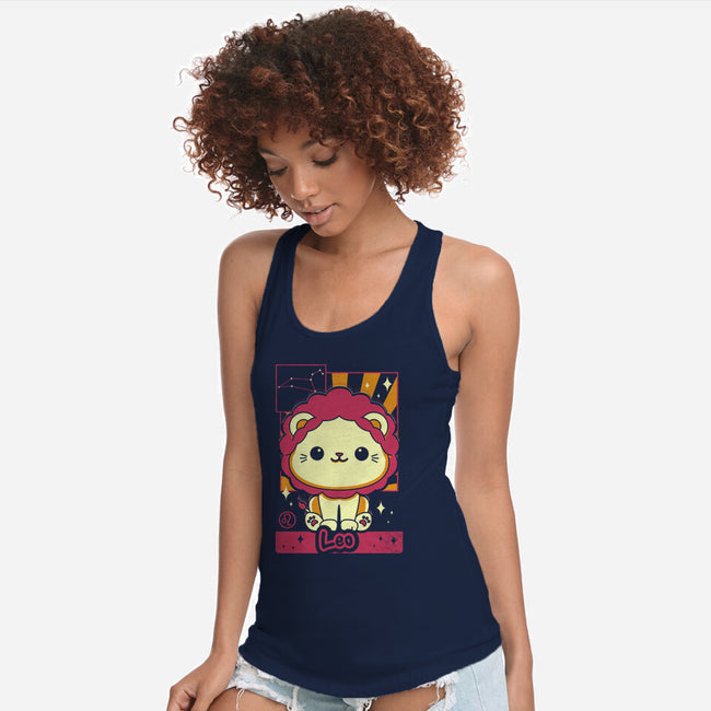 Lion Zodiac-Womens-Racerback-Tank-Donnie