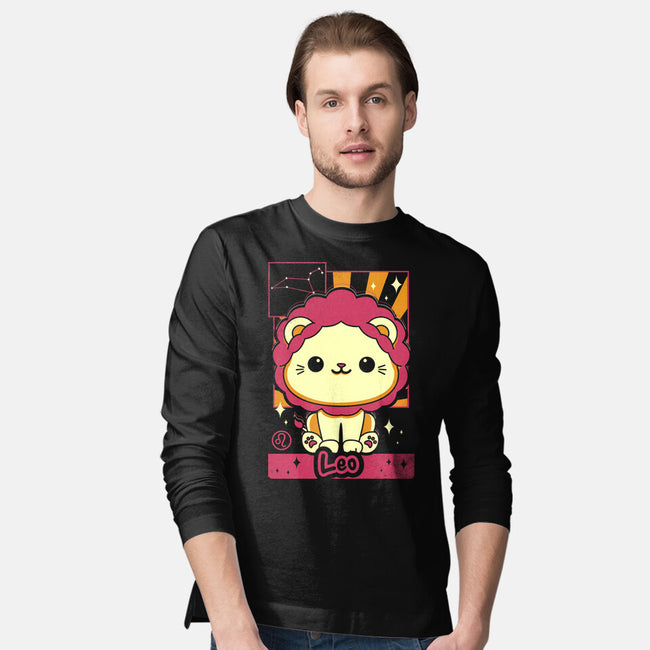 Lion Zodiac-Mens-Long Sleeved-Tee-Donnie
