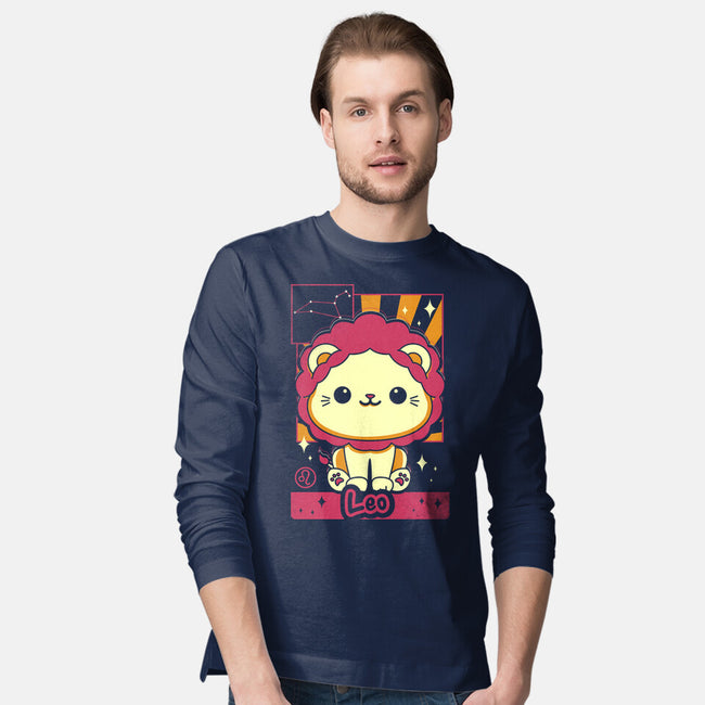 Lion Zodiac-Mens-Long Sleeved-Tee-Donnie