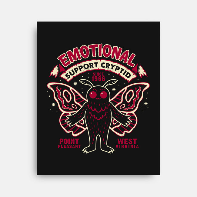 Emotional Support Cryptid-None-Stretched-Canvas-Nemons