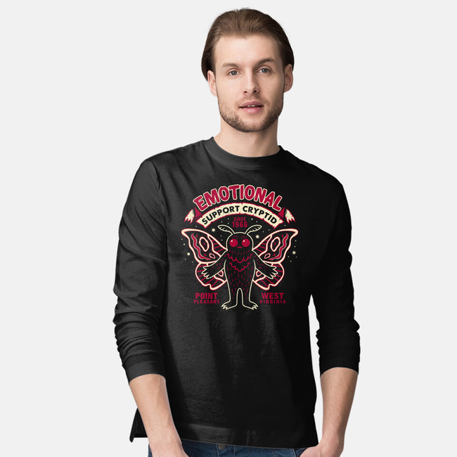 Emotional Support Cryptid-Mens-Long Sleeved-Tee-Nemons