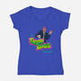 The Fresh Boss-Womens-V-Neck-Tee-Getsousa!