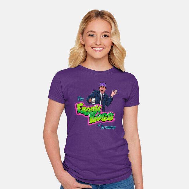 The Fresh Boss-Womens-Fitted-Tee-Getsousa!