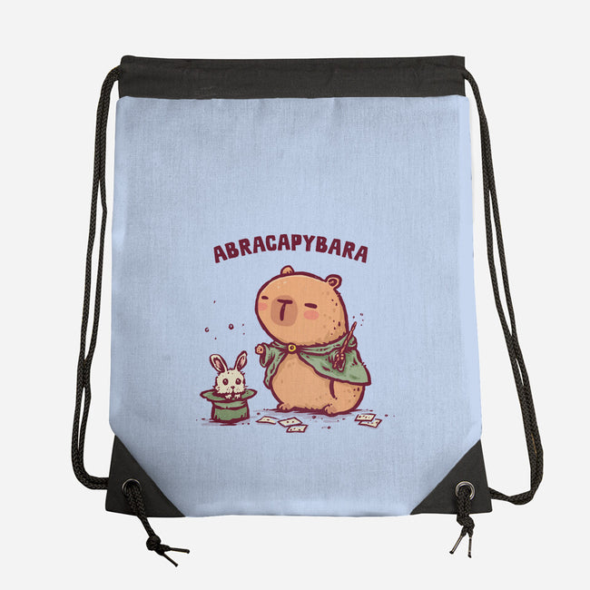 Abracapybara-None-Drawstring-Bag-kg07