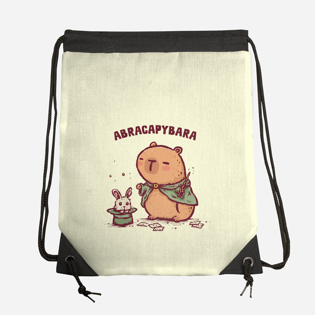 Abracapybara-None-Drawstring-Bag-kg07