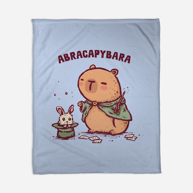Abracapybara-None-Fleece-Blanket-kg07
