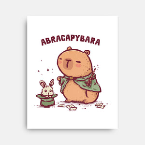 Abracapybara-None-Stretched-Canvas-kg07