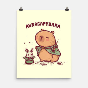 Abracapybara-None-Matte-Poster-kg07