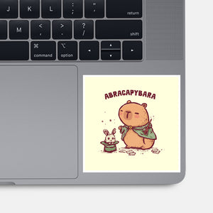 Abracapybara-None-Glossy-Sticker-kg07