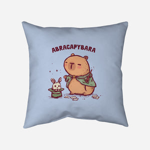 Abracapybara-None-Removable Cover w Insert-Throw Pillow-kg07