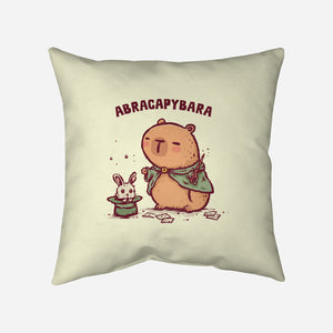 Abracapybara-None-Removable Cover w Insert-Throw Pillow-kg07
