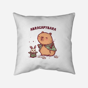 Abracapybara-None-Removable Cover w Insert-Throw Pillow-kg07