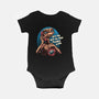 Phone Call To Space-Baby-Basic-Onesie-glitchygorilla