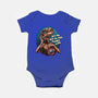Phone Call To Space-Baby-Basic-Onesie-glitchygorilla