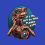 Phone Call To Space-None-Fleece-Blanket-glitchygorilla