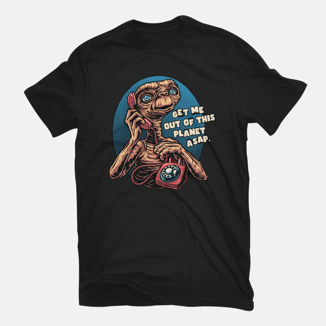 Phone Call To Space-Mens-Premium-Tee-glitchygorilla