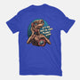 Phone Call To Space-Womens-Fitted-Tee-glitchygorilla