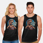 Phone Call To Space-Unisex-Basic-Tank-glitchygorilla