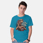 Phone Call To Space-Mens-Basic-Tee-glitchygorilla