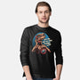 Phone Call To Space-Mens-Long Sleeved-Tee-glitchygorilla