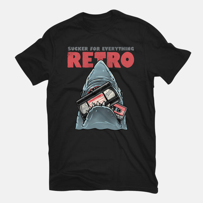 Everything Retro-Womens-Fitted-Tee-glitchygorilla