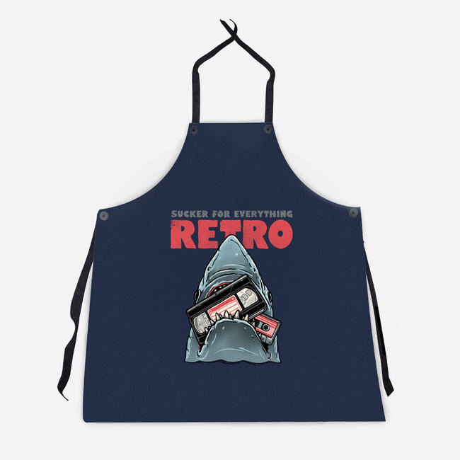 Everything Retro-Unisex-Kitchen-Apron-glitchygorilla