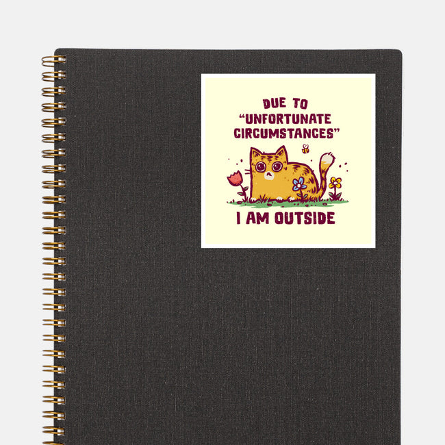 Unfortunate Circumstances-None-Glossy-Sticker-kg07