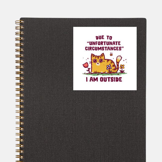 Unfortunate Circumstances-None-Glossy-Sticker-kg07