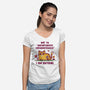Unfortunate Circumstances-Womens-V-Neck-Tee-kg07