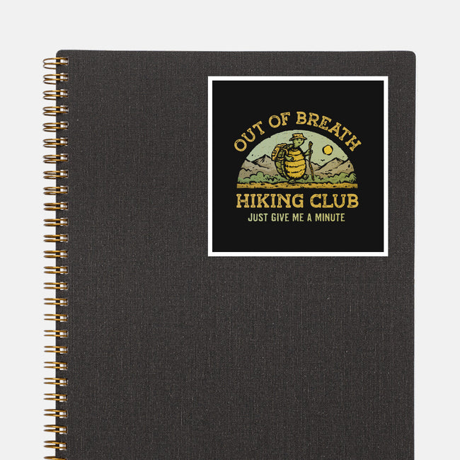 Out Of Breath Hiking Club-None-Glossy-Sticker-kg07